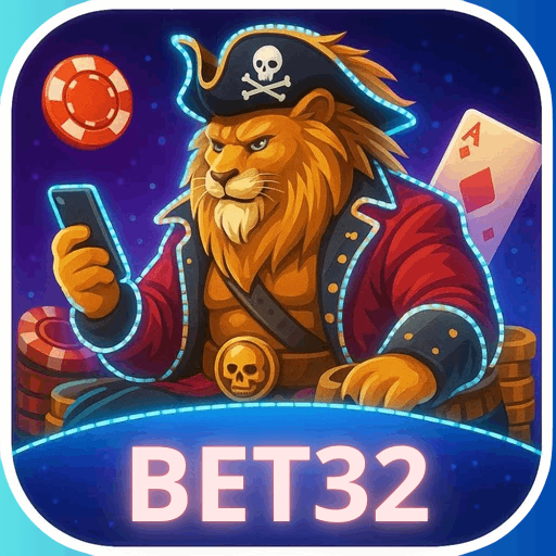 Imagem promocional da BET32 mostrando a plataforma e suas vantagens
